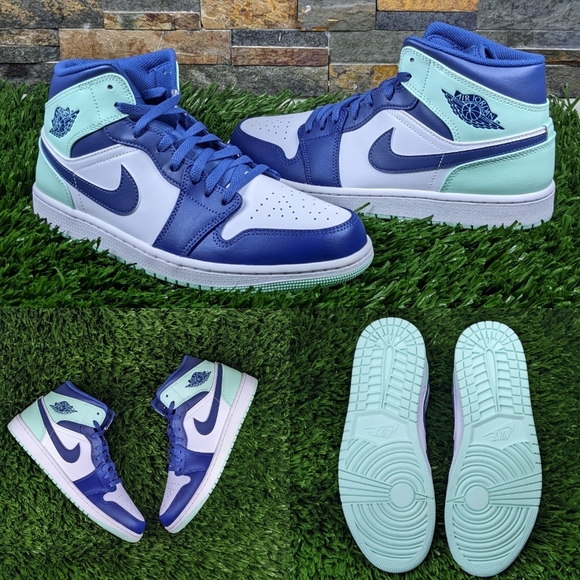 Jordan Shoes Authentic Jordan Mid Mystic Navy Mint Foam Poshmark